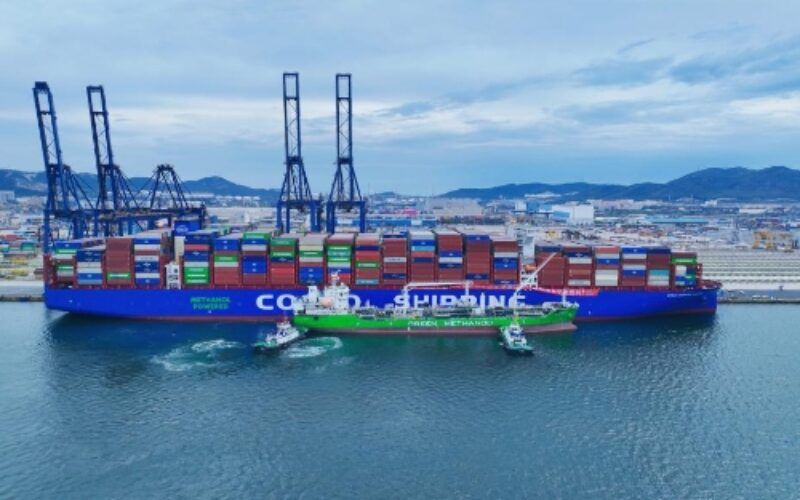 Green methanol bunkering milestone at Dalian Port