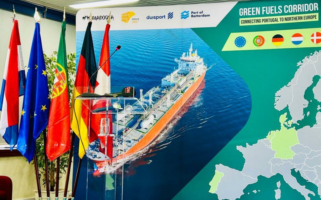 A green shipping corridor from Portugal to Northern Europe